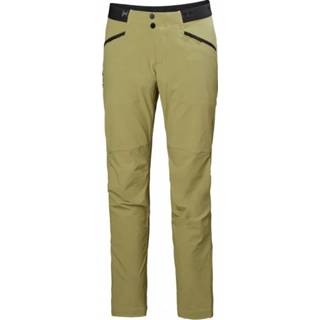 👉 Helly Hansen - Women's Rask Light Softshell Pant - Trekkingbroek maat XL, beige/olijfgroen