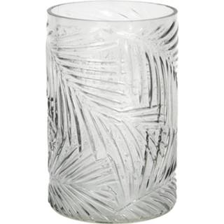 👉 Vaas groen Clayre & Eef Ø 12*18 Cm Glazen Bloempot Binnen 8717459855786