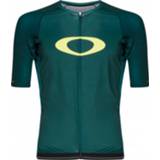 👉 Oakley - Icon Jersey 2.0 - Fietsshirt maat XL, turkoois/zwart