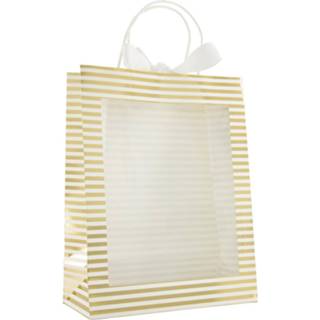 👉 Cadeautas karton HEMA Met Venster 31x24x11 Strepen 8720354307625