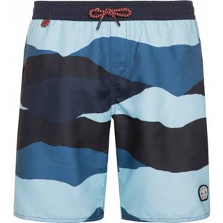 👉 Protest - Boy's Prtthymon Jr Beachshort - Zwembroek maat 176, grijs/zwart/blauw