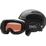 👉 Skihelm zwart grijs uniseks Smith - Kid's Glide / Gambler S2 (VLT 36%) maat 51-55 cm, zwart/grijs 716736377469