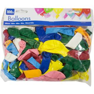 👉 Ballon multikleur Ballonnen 100 Stuks 8714572948005