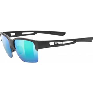 👉 Zonnebril grijs zwart turkoois uniseks Uvex - Sportstyle 805 CV Mirror Cat. 3 grijs/zwart/turkoois 4043197335490