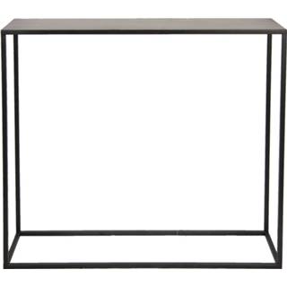 👉 Sidetable zwart IJzer Clayre & Eef 100*30*85 Cm Rechthoek Wandtafel Haltafel Console Tafel 8717459751309