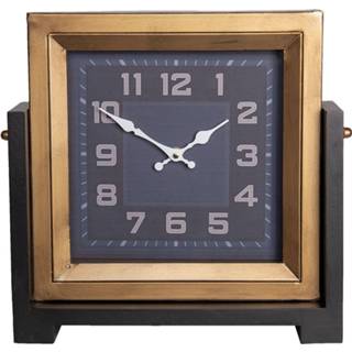 👉 Tafelklok Clayre & Eef 34*10*34 Cm / 1*aa 6kl0723 8717459786738