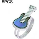Gitaar active 5 stks temperatuurgevoelige verkleuring verstelbare open ring (gitaar)