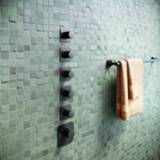 👉 Thermo staat mat zwart Thermostaat Hotbath Gal High Flow met 5 Stopkranen 8720512331844