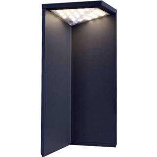 👉 Solarlamp grijs Deko Light 733051 Lugh Solar Staande 2.2 W Warmwit Donkergrijs 4042943155115