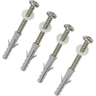 Schroevenset staal roestvrij M5 incl. pluggen en veerringen 136800052342