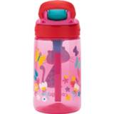 👉 Drinkfles roze rood kunststof One Size Color-Roze Contigo Gizmo Flip kat junior 420 ml roze/rood 840276159077
