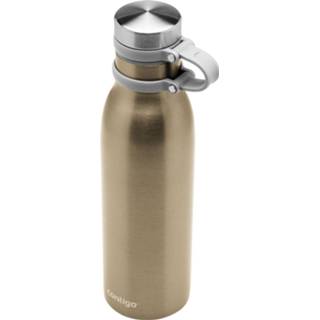 👉 Drinkfles goudkleurig wit RVS One Size Color-Goud Contigo Matterhorn 590 ml goudkleurig/wit 840276162480