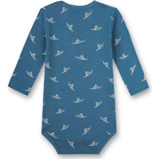 👉 Sanetta Baby overslag romper Airplane