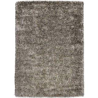 👉 Hoogpolig Wollen Vloerkleed Beige Fluffy Islington, 200 rond