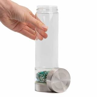 👉 Waterfles amazoniet Spiru Edelsteen - 400 ml 7141262488410