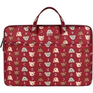 Lichtgewicht canvas Gedrukte Laptoptas, Grootte rood active 2595026 ST01DZ Laptoptas rood canvas active ST01DZ Lichtgewicht Gedrukte Laptoptas, Grootte: 14.1-15.4 inch (rood)