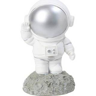 👉 Ornament hars zilver klein active kinderen 2 stks ambachten ruimte astronaut ornamenten thuiskantoor bureaublad cadeau, stijl: station