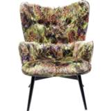 👉 Fauteuil donkergroen multicolor hout vintage active Kare Vicky Green Dschungel 4025621830573