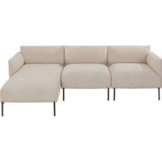 👉 Hoekbank beige polyester onderhoudsproducten stof modern Kare Design Chiara Links