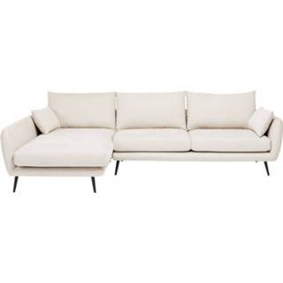 👉 Hoekbank beige polyester onderhoudsproducten stof landelijk Kare Design Amalfi Links 4025621859437