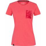 👉 Salewa - Women's Puez Hemp Pocket T-Shirt - Sportshirt maat 44, rood