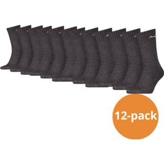 👉 Puma Sportsokken Antraciet 12-pack-47/49