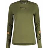 👉 Maloja - Women's FavognaM. - Longsleeve maat XL, olijfgroen