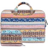 👉 Laptoptas roze canvas active LSEN LS-116 Simple Laptop Bag Business Liner Tas, Grootte: 15.6 Inch (Canvas Vintage Patroon Roze)