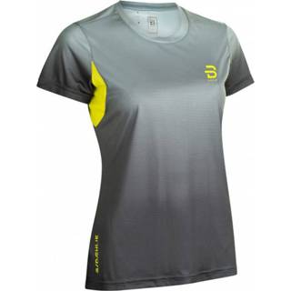 👉 Daehlie - Women's T-Shirt Intensity - Sportshirt maat XL, grijs/zwart