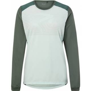 Ziener - Women's Nabrina - Fietsshirt maat 44, grijs/olijfgroen