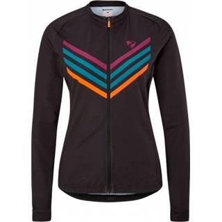 👉 Ziener - Women's Narla Tricot - Fietsshirt maat 46, zwart