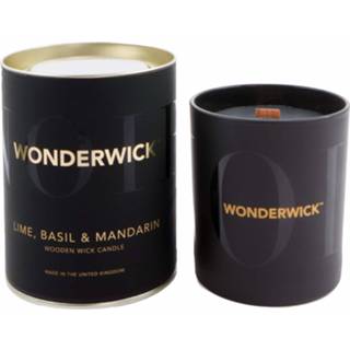 👉 Geurkaars limoen mannen Wonderwick Lime, Basil & Mandarin Noir 6090522630681