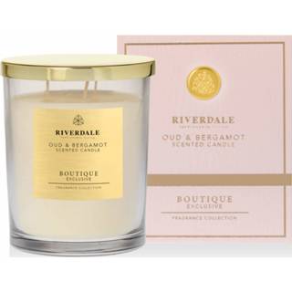 👉 Geurkaars Riverdale Boutique Oud & Bergamot 13cm 8717318406548