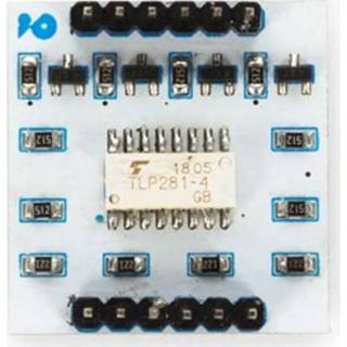 👉 Optocoupler grijs One Size Color-Grijs Whadda breakout-board TLP281 voor Arduino 5410329725556