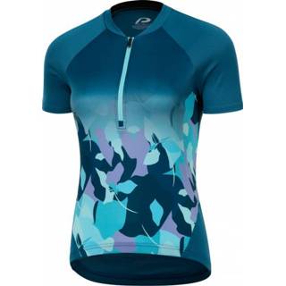 👉 Protective - Women's P-Free Bird - Fietsshirt maat 44, blauw/turkoois