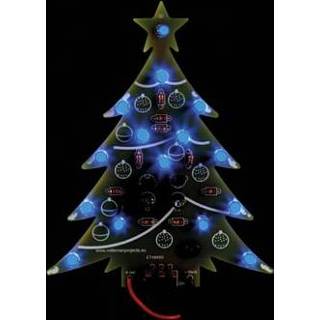 👉 Kerstboom blauw groen One Size Color-Blauw Whadda minikit LED 9V 78 x 112 27 mm blauw/groen 5410329727192