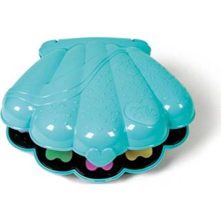 👉 Kunststof One Size Color-Blauw meisjes Clementoni Crazy Chic make-up schelp 43 x 28 cm 8005125152407