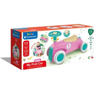 👉 Loopauto roze kunststof One Size Color-Roze Clementoni Vintage junior 58,5 x 25 16 cm 8005125174553