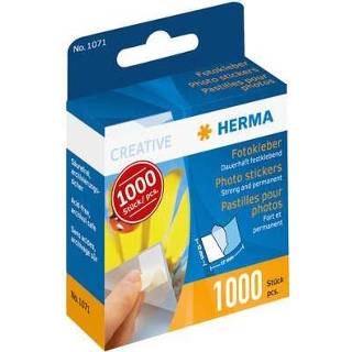 👉 Fotosticker Herma fotostickers 1000 stuks in kartonnen dispenser 1071 4008705010719