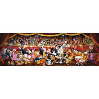 👉 Panoramapuzzel One Size GeenKleur Clementoni Panorama Puzzel Disney Orkest, 1000st. 8005125394456