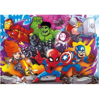 👉 Puzzel One Size GeenKleur Clementoni Marvel Superhelden, 2x20st. 8005125247684