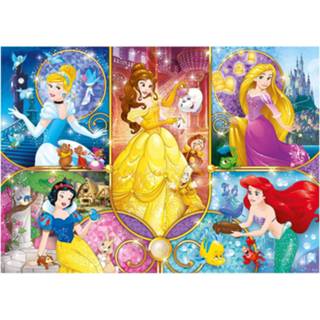 👉 Puzzel One Size GeenKleur Clementoni Brilliant Disney Prinses, 104st. 8005125201402