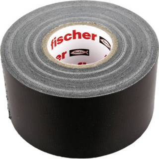 👉 Textieltape zwart Fischer GOW 560903 (l x b) 25 m 48 mm 1 stuk(s) 4048962430332