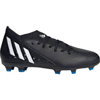 👉 Zwart synthetisch leer junior vaste nop mannen kinderen Predator Edge.3 FG Kids Core Black 4065418023856