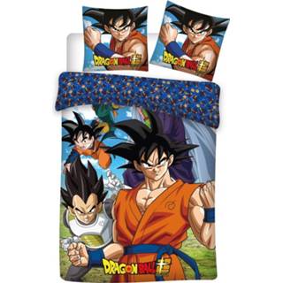 👉 Dekbedovertrek blauw katoen One Size Color-Blauw Dragon Ball 140 x 200 cm katoen/flanel donkerblauw 5407007985555