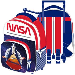 👉 Trolley blauw rood wit polyester One Size Color-Blauw Nasa rugzak junior 24 x 36 cm blauw/rood/wit 8430957140405