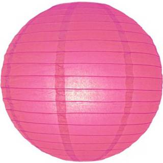 👉 Lampion active small roze ronde 25 cm