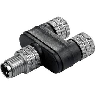👉 Actuator Weidmüller 1524700000 Sensor/actuator verdeler en adapter M8 Aantal polen: 3 Adapter, Y-vorm 1 stuk(s) 4050118330069