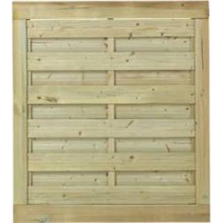 👉 Tuinpoort houten zwart Geimpregneerd Newline 100 x 110 CM 5703393304216