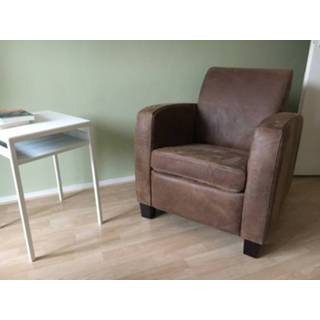 👉 Leren fauteuil leer bruin bruine joy bruin, leer, stoel 8719128970721